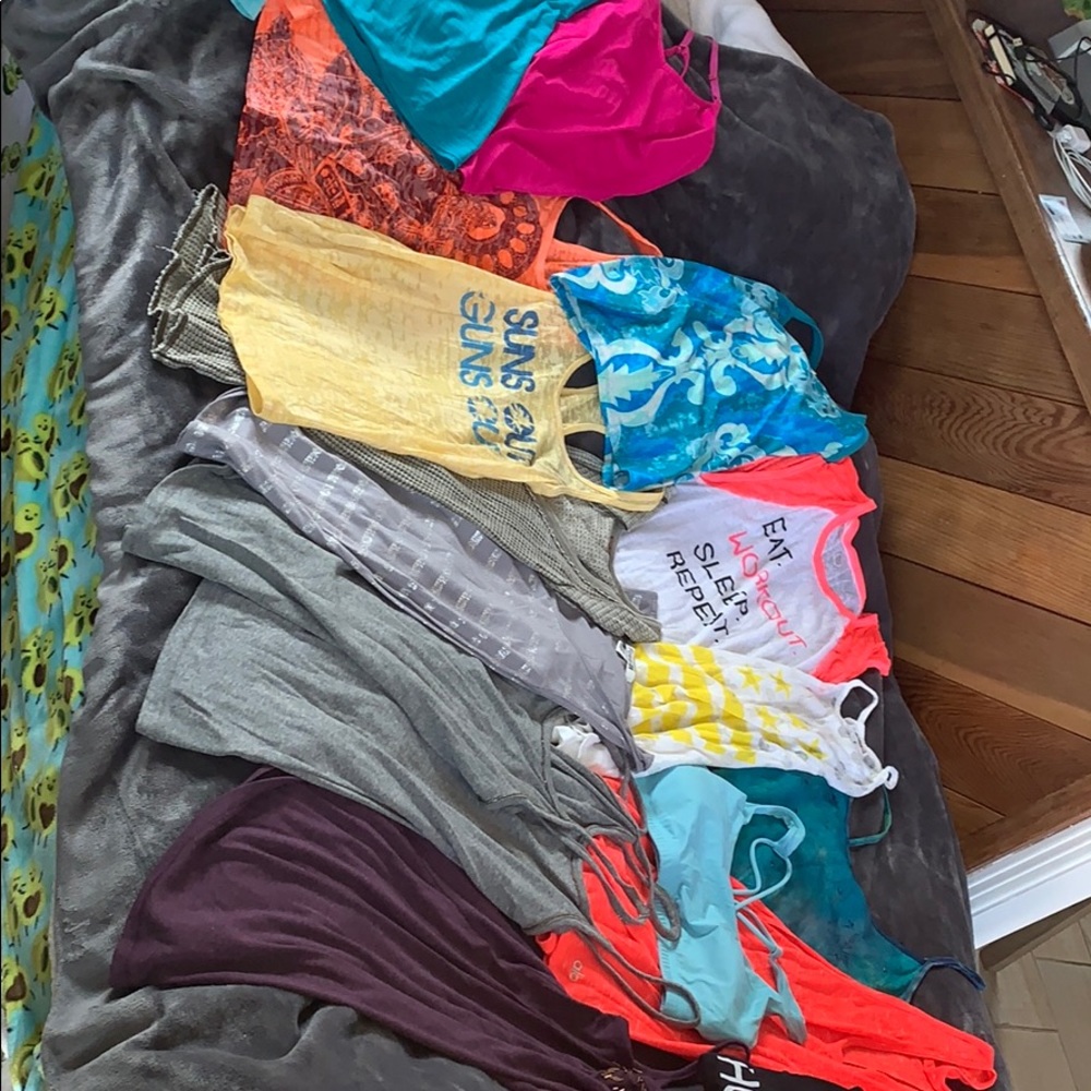 HUGE LOT of tanks tops